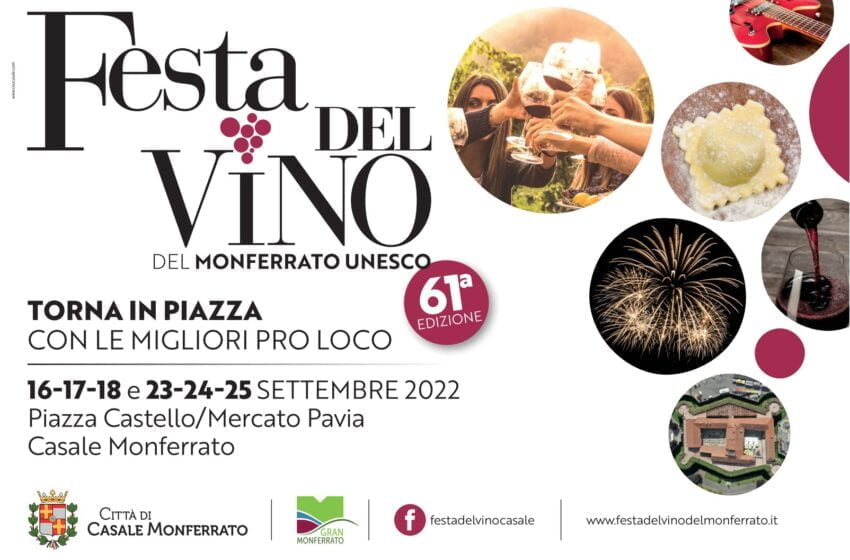  Proseguono le iniziative in attesa della 61a Festa del Vino del Monferrato Unesco