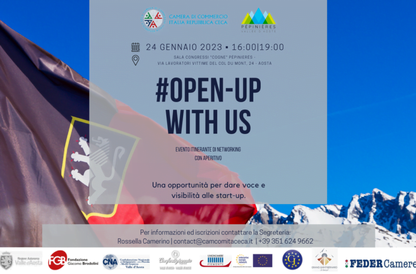  Open-Up With Us” ad Aosta