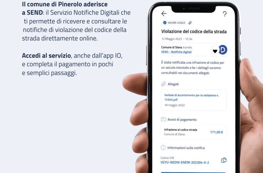  Pinerolo adotta SEND